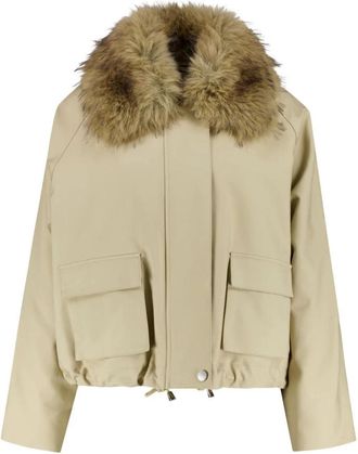 VALENTINI 1972 Valentini 1972, Jassen, Dames, Beige, 2Xs, Nepbont, Nepbont & Shearling Jassen