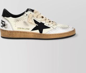 Golden Goose star perforated sneakers with contrast heel