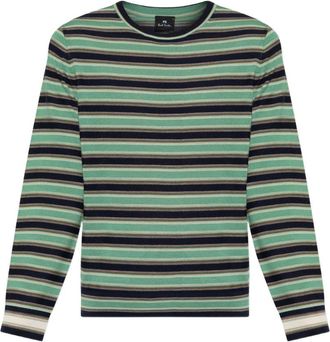 Paul Smith Wollen gestreepte trui met ronde hals