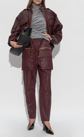 Balmain Draped Top, Womens, Grey