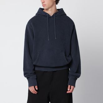 Entire studios Standard Hood hoodie in washed navy blue