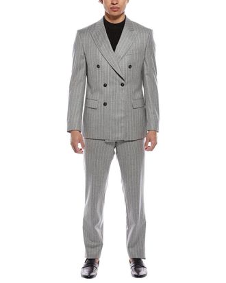 HUGO BOSS 2pc Wool Suit with Flat Front Pant