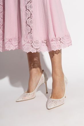 Jimmy Choo London Heeled Shoes Romy 85, Womens, White