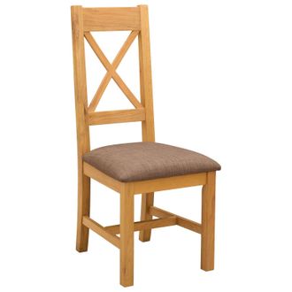 vidaXL Silla De Comedor 2 Pcs Madera De Roble S&oacute;lido Gris Vidaxl