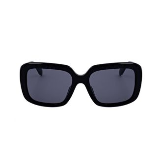 adidas Ladies Black Rectangular Sunglasses OR0065-2