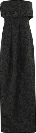 SIMKHAI Draped Gown - Dames - Maxi kleedjes - Zwart - 2XS - Polyester - Kleedjes