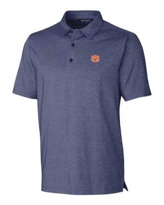 Cutter & Buck MenS Auburn Short Sleeve Polo In Navy
