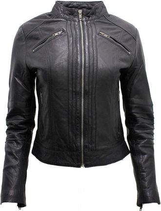 Infinity Leather Leather Biker Jacket-Konya