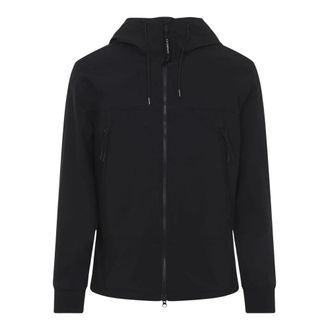 C.P. Company Light Jackets, male, Black, Size: S Shell-R Goggle Jacket