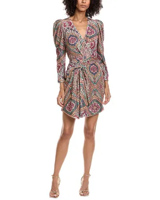 BA&SH Ba&Sh Tola Velvet Sequin Mini Dress