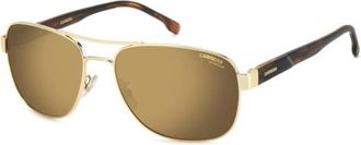 Carrera Gold Pilot Mens Sunglasses CFLEX 02/G/S 0J5G/YL 60
