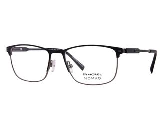 MOREL Mens 40144N Rectangle Eyeglasses In Matte Black