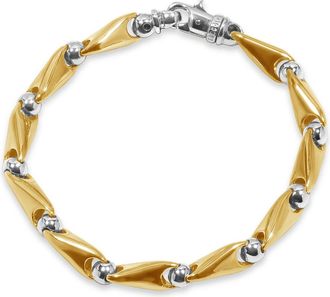 Pompeii3 Mens Link 14k Gold (50gram) or Platinum (81gram) 7.5mm Bracelet 9.5
