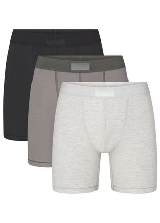 SKIMS Cotton-blend 5 Boxer Briefs - set of Three - Multicoloured 1 - Xxl