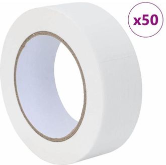 vidaXL Cintas De Enmascarar Para Pintores 50 Pcs 38mm X 50m Papel Vidaxl