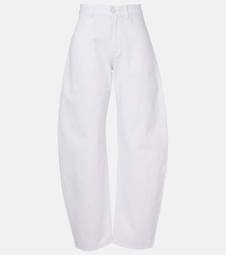 Alaia Ala&iuml;a Barrel-leg jeans