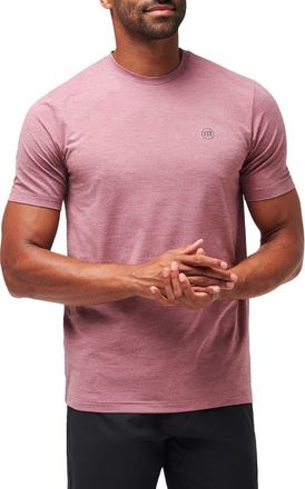 Travis Mathew Scenic Vista Logo T-Shirt in Heather Roan Rouge at Nordstrom Rack, Size Small