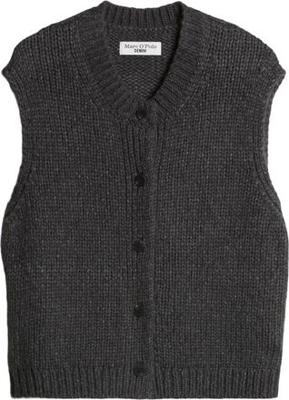 Marc O'Polo Cardigan Senza Maniche in Maglia - - Jackets - Donna - Grigio - XS