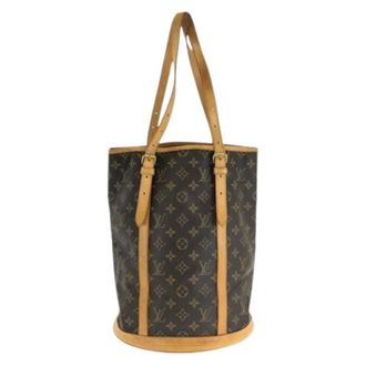 Louis Vuitton Pre-owned Bucket Bags, female, Brown, Size: ONE SIZE Pre-owned Bucket Bag