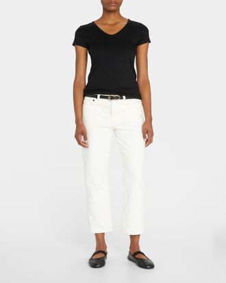 Majestic Filatures Soft Touch Short-Sleeve V-Neck Tee