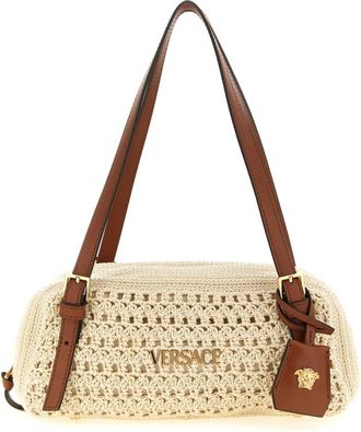 Versace Natural Tag Medium Shoulder Bag