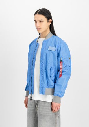 Alpha Industries Bomberjacke ALPHA INDUSTRIES MA-1 TTC Light, Herren, Gr. M, blau (mediteranian blau), Obermaterial: 100% Nylon, Futter: 100% Nylon, Jacken Bomberjacke