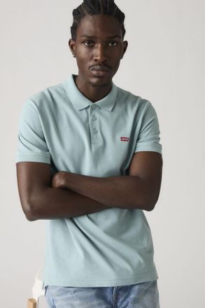 Levi's Polo Housemark - Uomo - L - Blu / Stone Blue