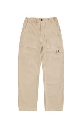 Fortela Jerryt Herringbone Cotton Fatigue Trousers in Camel at Nordstrom, Size 26 Eu