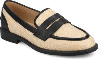 Journee Collection Womens Brooks Wide-Width Penny Loafer
