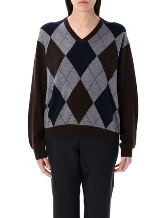 Prada V-Neck Cashmere Sweater