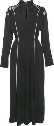 Sonia Rykiel Pre-Owned Abito lungo con strass - Nero