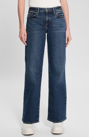 Guess Low Rise Slouchy Straight Leg Jeans in Mots at Nordstrom, Size 27 X 32