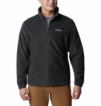 Columbia Fleecejacke COLUMBIA STEENS MOUNTAIN FULL ZIP 2.0, Herren, Gr. XXL, charcoal heather, Fleece, Obermaterial: 100% Polyester, elastischer Bund, Jacken F