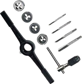 Trade Shop Trade Shop - Filiera Manuale Per Tubi Metallo Filettatura Rubinetti Idraulica M6 M4 M5 M8 M25