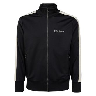 Palm Angels Zip-throughs, male, Black, Size: 2XL Classic Logo Track Top
