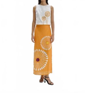 Cala de la Cruz Avelino Cropped Top In Giardinonaran