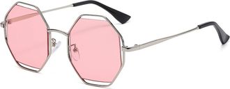 Generic Vintage Metal Sunglasses for Men and For Women, Decorative Glasses for Outdoor Holiday (Color : E, Size : Medium)