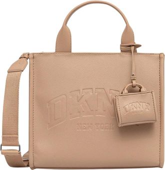 DKNY Hadlee Crossbody Tas - Dames - Handtassen - Beige - ONE Size - Tassen
