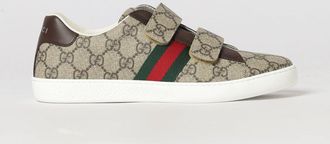 Gucci Sneakers Ace da bambino con monogramma GG e chiusura a strappo