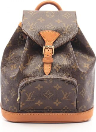 Louis Vuitton Brown Monogram Monogram Leather Backpack (Pre-Owned)