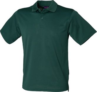 Henbury Mens Coolplus Pique Polo Shirt (2XL) (Bottle)