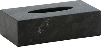 Aquanova Design Kosmetiktuchbox Hammam aus Marmor, Dunkelgrau