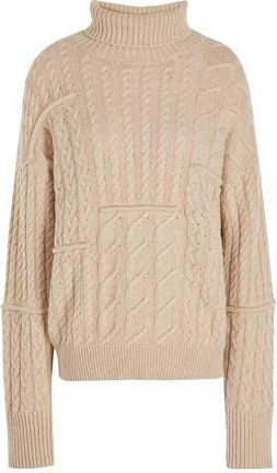 8 by YOOX CABLE KNIT ROLL-NECK