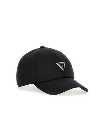 Guess AW5396 Logo-Embellished Baseball Cap - Black