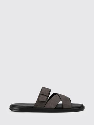 Doucal's Sandalo Doucals in pelle a grana