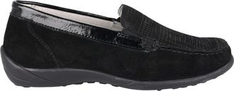 Waldl&auml;ufer Klassieke Wide Fit Mocassin - Zwart - Dames - Loafers - Zwart - 35 1/2 EU - Su&egrave;de - Schoenen