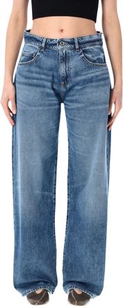 Icon Denim Los Angeles Jeans in denim con icona