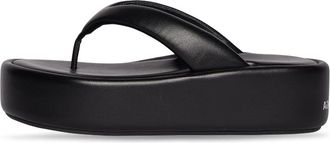 Balenciaga (WMNS) Balenciaga Rise Thong Sandals Black 693549WBDA11090