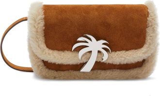 Palm Angels Palm Bridge crossbody bag - women - Calf Leather/Cotton/Lambskin - OS - Brown