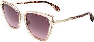 Rag & Bone RNB1057/G/S 010A 3X Beige/Burgundy Gradient